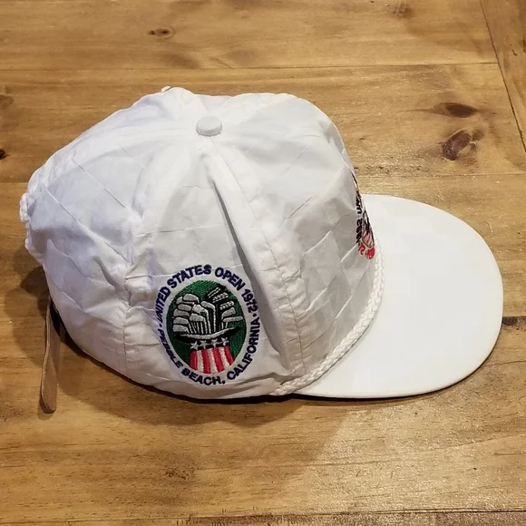 Vintage Pebble Beach US Open 1992 82 Hat Imperial Rope Nylon PGA Golf Made USA